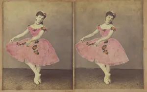 Ballet Skirt Prints: Ballerina, 1860. Creator: Unknown
