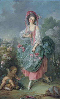 Nine Muses Gallery: Ballerina Marie-Madeleine Guimard (1743-1816) as Terpsichore