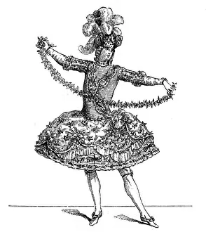 Ballet Costume, (1885). Artist: Martin