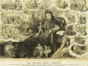 Imaginary Prints: The Ballet-Girl's Dream, 1875