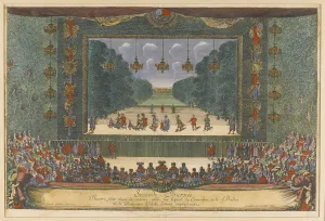 World History Prints: Ballet La Princesse d Elide The Princess of Elis) by Moliere and Lully in Versailles
