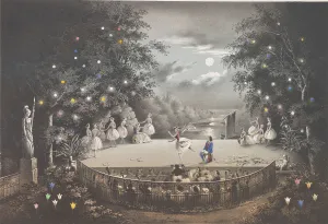 Peterhof Prints: The ballet Naiad and Fisherman by C