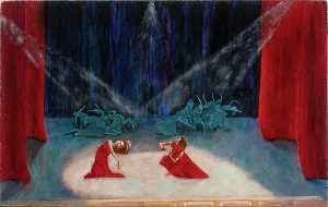 Ballet scene, 1946. Creator: Exter, Alexandra Alexandrovna (1882-1949)
