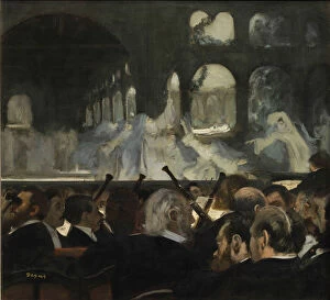 Edgar 1834 1917 Gallery: The Ballet Scene from Meyerbeers Opera Robert Le Diable (Ballet of the Nuns), 1876