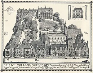 Edmund Hort Prints: Balliol College, Oxford, 1905. Artist: Edmund Hort New