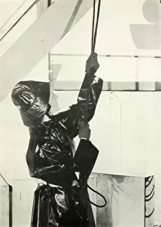 Cecil Walter Hardy Gallery: Balloon Operator, c1943. Creator: Cecil Beaton