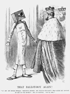 That Ballot-Boy Again!, 1872. Artist: Joseph Swain