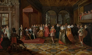 Francken Frans Ii Prints: Ballroom Scene at a Court in Brussels