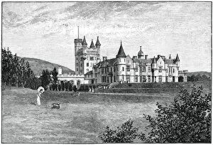 G W And Company Gallery: Balmoral Castle from the north-west, Aberdeenshire, Scotland, 1900.Artist: GW Wilson and Company