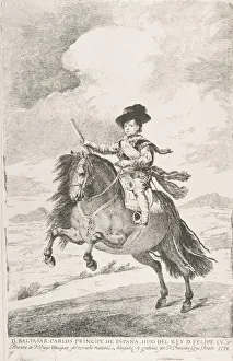 Asturias Collection: Baltasar Carlos, Prince of Spain and Son of Philip IV (D