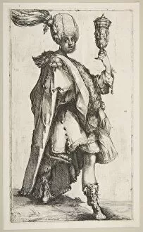 Balthasar Collection: Balthasar, from Three Magi series, 1595-1616. Creator: Jacques Bellange