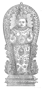 Relic Prints: The Bambino of the Ara Coeli Church, Rome, 1871. Creator: Unknown
