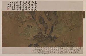 Bees Prints: Bamboo, frog, and insects, Ming dynasty, 1368-1644. Creator: Unknown