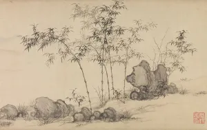 Tranquil Prints: Bamboo grove, late 14th century. Creator: Shen Xun
