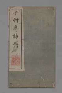 Ten Bamboo Studio Painting and Calligraphy Handbook (Shizhuzhai shuhua pu): Plum Blossoms