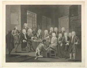 The Metropolitan Museum Gallery: Bambridge on Trial for Murder by a Committee of the House of Commons, June 1, 1803