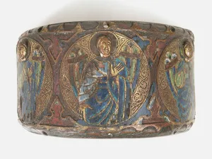 Gilt Copper Prints: Band, French, early 13th century. Creator: Unknown
