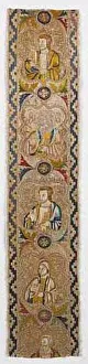 Tuscany Collection: Band from an Orphrey, Florence, 1360s. Creator: Unknown