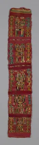 Wari Empire Prints: Band, Peru, A. D. 800 / 1100. Creator: Unknown