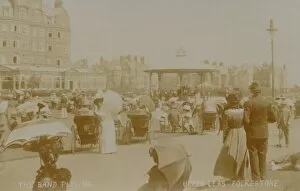 Bandstand Collection: The Band Playing - Upper Leas, Folkestone, late 19th-early 20th century