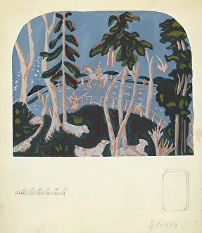 Bandbox Prints: Bandbox, c. 1937. Creator: Alfonso Umana