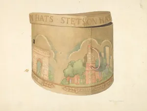Cowboy Hat Prints: Bandbox, c. 1938. Creator: Carl Buergerniss