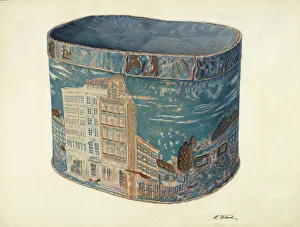 Paul Ward Prints: Bandbox, c. 1939. Creator: Paul Ward