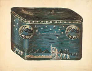 Band Box Gallery: Bandbox, c. 1940. Creator: Marie Lutrell