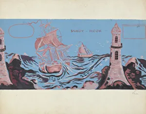 Images Dated 22nd October 2021: Bandbox, c. 1953. Creator: Selma Sandler