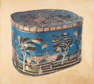 Giraffe Prints: Bandbox with Cover, c. 1939. Creator: Gilbert Sackerman