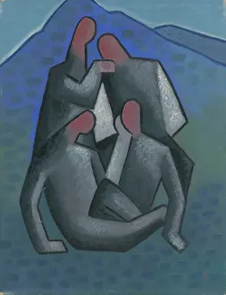 Criminals Prints: Bandits, 1932-1933. Creator: Mikulas Galanda