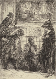 Night Life Prints: Bandits Cave, 1920. Creator: John Sloan