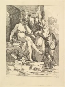 Mortimer Prints: Banditti at Market, June 10, 1805. Creator: Robert Blyth