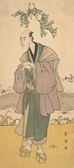 The Third Bando Hikosaburo as a Man Standing on the Bank of a River, ca. 1793