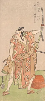 Bando Matataro as Umewomaru in the Drama Sugewara denju tenarai Kagami, 2nd month, 1772. Creator: Shunsho. Bando Matataro as Umewomaru in the Drama Sugewara denju tenarai Kagami, 2nd month, 1772. Creator: Shunsho