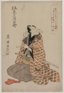 1769 1825 Prints: Bando Mitsugoro IV in a Travelling Robe, early 1800s. Creator: Utagawa Toyokuni (Japanese