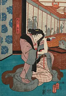 Kabuki Prints: Bando Shuka I as Hashimotoya Shiraito