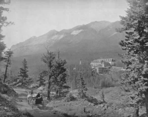 Alberta Prints: Banff Hotel, 19th century