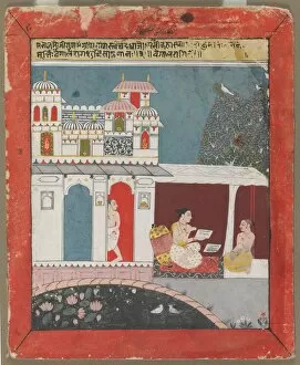 Central India Gallery: Bangala Ragini, c. 1680. Creator: Unknown