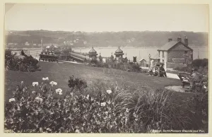 Bedford Francis Prints: Bangor, Garth Pleasure Grounds and Pier, 1860 / 94. Creator: Francis Bedford