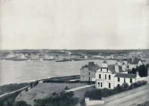 Newnes Prints: Bangor - The Town and the Bay, from Mornington Park, Princeton, 1895