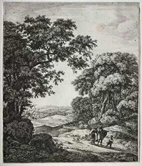 Anthonie Waterloo Dutch Collection: the banishment of Hagar and Ishmael. Creator: Anthonie Waterloo (Dutch, 1609 / 10-1690)