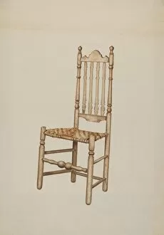 Bannisters Collection: Banister Back Chair, 1935 / 1942. Creator: Henry Murphy
