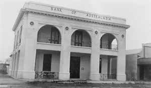 Bain Prints: Bank of Australasia, Lake Street, Cairns, Queensland, 1926. Creator: Jack Bain