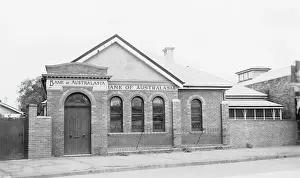 Banking Prints: Bank of Australasia, Oakey, Queensland, 1935. Creator: Jack Bain