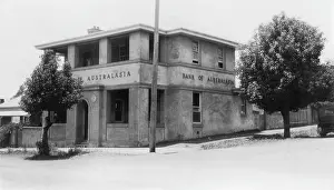 Bain Prints: Bank of Australasia, Unknown branch, 1935. Creator: Jack Bain