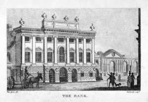 The Bank of England, City of London, c1800. Artist: Thomas Rothwell