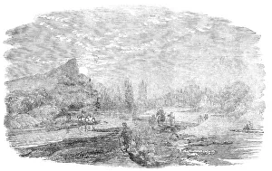 Disputed Territory Prints: Banks of the Alma, 1854. Creator: Unknown