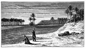 River Euphrates Gallery: The banks of the Euphrates, c1890