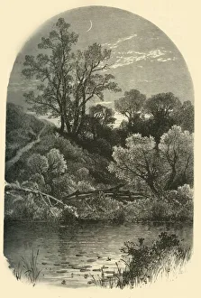 Banks of the Housatonic, at Pittsfield, 1874. Creator: Frederick William Quartley Banks of the Housatonic, at Pittsfield, 1874. Creator: Frederick William Quartley